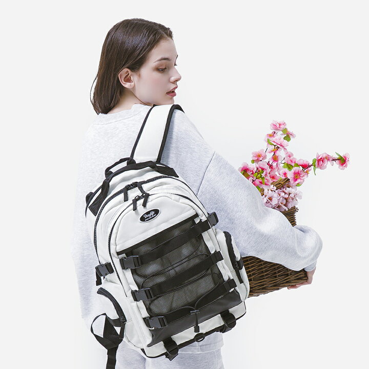 楽天市場 25 Offクーポン付 韓国風 韓国 リュック 新学期 新生活 可愛い 大容量 Daylife Signal Backpack リュック 可愛い 収納 女性 レディース デイバッグ リュック 中学 高校 通学 高校生 女子 おしゃれ 大人 女子高生 リュック 通学リュック 女子高生 スタイル