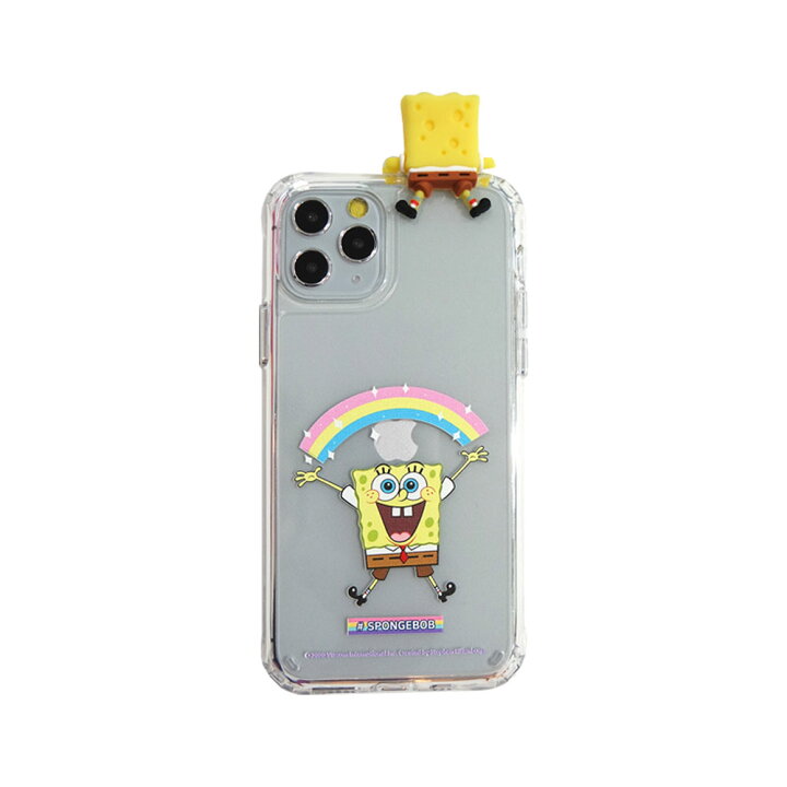 楽天市場 並行輸入品 スマホケース Spongebob Figure Jelly Hard Case Iphone Xs Iphone8 Iphone Se 第2世代 Iphone11 Iphone 12ケース スポンジ ボブ パトリック フィギュア付き ソフトケース かわいい ユニーク 立体 キャラクター 韓国 おしゃれ Cee Cloud Shop