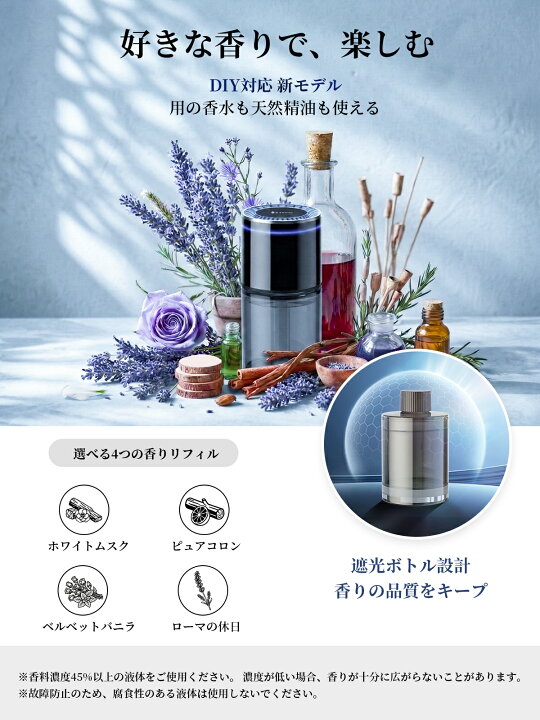 楽天市場】【DIY可能・雰囲気ライト・6ヶ月分大容量】CEENIU 車 芳香剤 