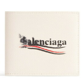 バレンシアガ BALENCIAGA 2024春夏 メンズ CASH スクエア フォールデッドウォレット財布【ライトベージュ 】【送料無料】【正規品】