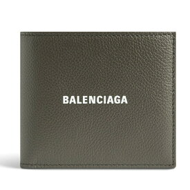 バレンシアガ BALENCIAGA 2024春夏 メンズ CASH スクエア フォールド コイン ウォレット財布【カーキ 】【送料無料】【正規品】