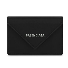 バレンシアガ BALENCIAGA 2024春夏 メンズ PAPIER ミニウォレット財布【ブラック 】【送料無料】【正規品】