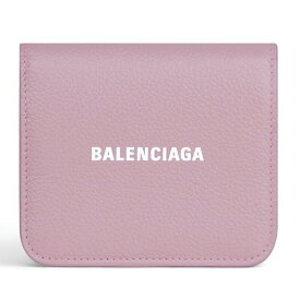 バレンシアガ BALENCIAGA 2024春夏 レディース CASH フラップ付きコイン＆カードホルダー【ピンク 】【送料無料】【正規品】