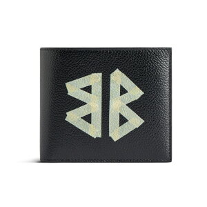 バレンシアガ BALENCIAGA メンズ CASH スクエア フォールデッドコインウォレット【ブラック 】【送料無料】【正規品】