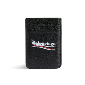 バレンシアガ BALENCIAGA メンズ CASH マグネットカードホルダー【ブラック 】【送料無料】【正規品】