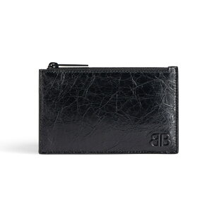 バレンシアガ BALENCIAGA メンズ MONACO ロング コイン&カードホルダー【ブラック 】【送料無料】【正規品】