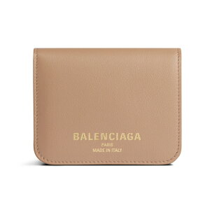 バレンシアガ BALENCIAGA レディース CASH 2.0 フラップ付きコイン&カードホルダー【ラテ 】【送料無料】【正規品】