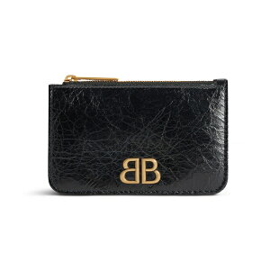 バレンシアガ BALENCIAGA レディース MONACO ロング コイン&カードホルダー【ブラック 】【送料無料】【正規品】
