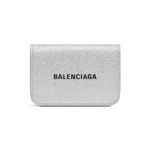バレンシアガ BALENCIAGA レディース CASH MINI ウォレット スパークリング生地【シルバー 】【送料無料】【正規品】