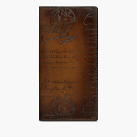 ベルルッティ Berluti サンタル スクリットレザー ジップロングウォレット 財布【cacao intenso 】【送料無料】【正規品】