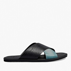 �x�����b�e�B Berluti �V�t�m�X �X�N���b�g ���U�[�T���_���yblack+stone denim �z�y���������z�y���K�i�z
