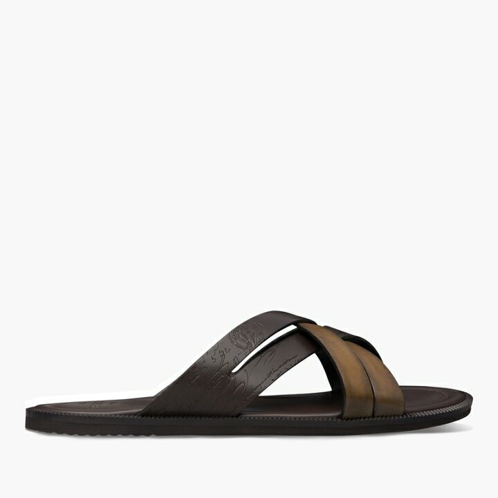 楽天市場】ベルルッティ Berluti シフノス スクリットレザー サンダル 