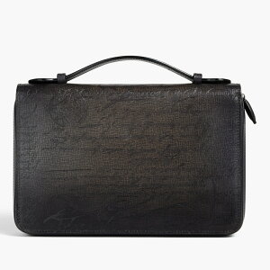 �x�����b�e�B Berluti �C�^�E�o ���C�h �O���f�B�A���g �X�N���b�g���U�[ �W�b�v�|�[�`�ygrey flanel �z�y���������z�y���K�i�z