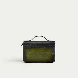�x�����b�e�B Berluti �C�^�E�o ���C�h �O���f�B�A���g �}�L�V�E�H���b�g ���z�ynero grigio & nero caviar �z�y���������z�y���K�i�z