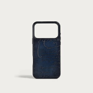 �x�����b�e�B Berluti iPhone 17 Pro Max �P�[�X�ynero blu �z�y���������z�y���K�i�z