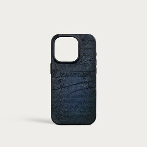 �x�����b�e�B Berluti iPhone 16 Pro �t�H���P�[�X�yindigo denim �z�y���������z�y���K�i�z