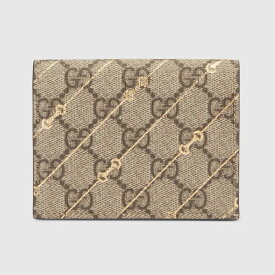 グッチ GUCCI レディース ホースビット プリント カードケース ウォレット 折財布 774332 FACYR 8548【マルチカラー 】【送料無料】【正規品】