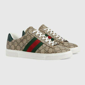 グッチ GUCCI メンズ エース ウェブ ストライプ メンズ スニーカー760775 FACMZ 9746【ベージュ 】【送料無料】【正規品】