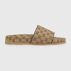 グッチ GUCCI メンズ GGキャンバス メンズ スライドサンダル624695 H6320 9763【ベージュ 】【送料無料】【正規品】