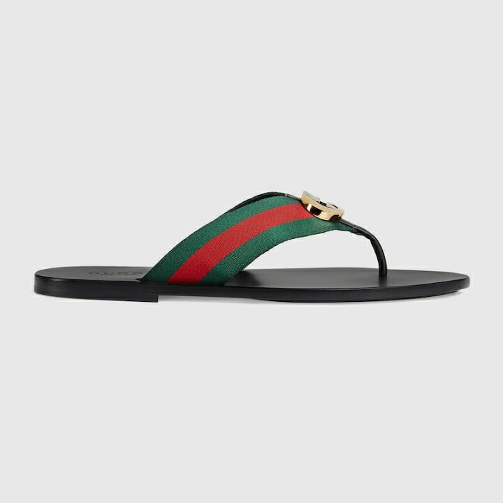 楽天市場】グッチ GUCCI メンズ ウェブ付き メンズ トングサンダル 