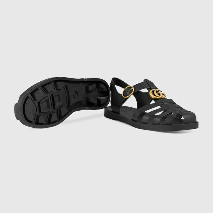 楽天市場】グッチ GUCCI メンズ ラバー バックル ストラップ サンダル 