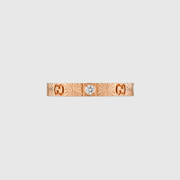 楽天市場】グッチ GUCCI レディース アイコン ダイヤモンド付き 18K 
