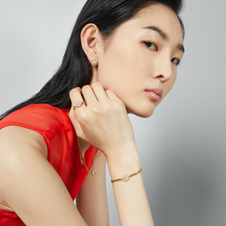 楽天市場】グッチ GUCCI レディース ダブルG フラワー ブレスレット 