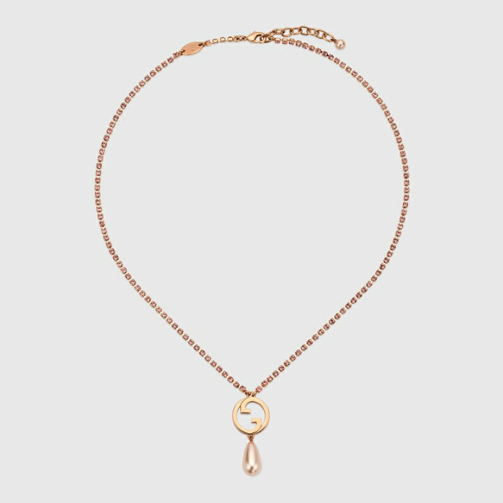 楽天市場】グッチ GUCCI レディース ブロンディ クリスタル ネックレス 