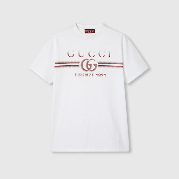 楽天市場】グッチ GUCCI メンズ “GUCCI”プリント コットンジャージー T 