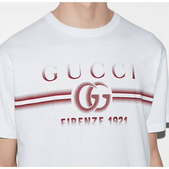楽天市場】グッチ GUCCI メンズ “GUCCI”プリント コットンジャージー T 