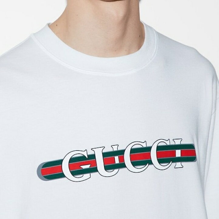 楽天市場】グッチ GUCCI メンズ プリント コットンジャージー Tシャツ 