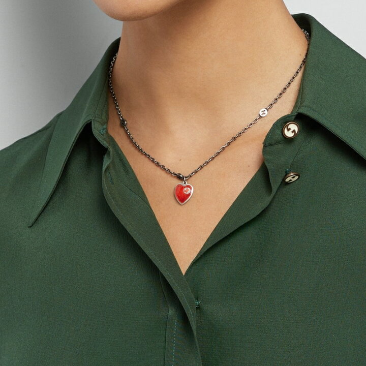楽天市場】グッチ GUCCI レディース インターロッキングG ハート付き 