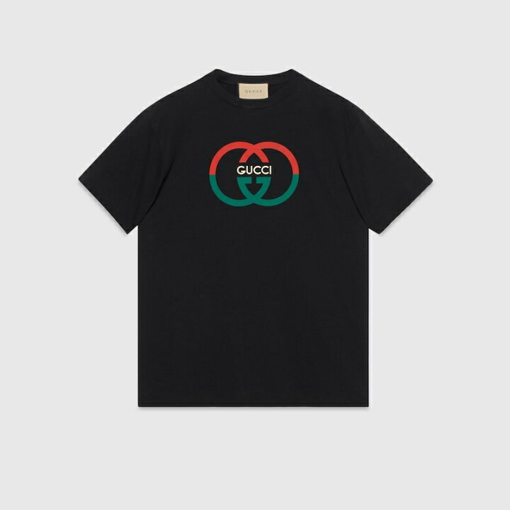楽天市場】グッチ GUCCI メンズ プリント コットンジャージー Tシャツ