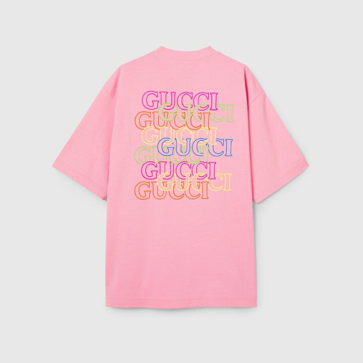 楽天市場】グッチ GUCCI メンズ プリント コットンジャージー Tシャツ  