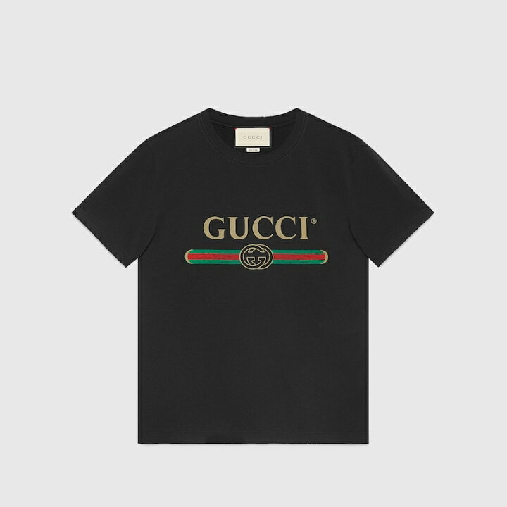 楽天市場】グッチ GUCCI メンズ ロゴ ウォッシュドオーバーサイズ T 