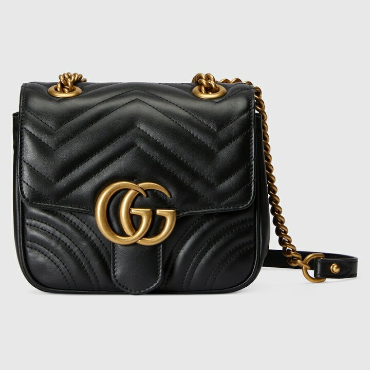 楽天市場】グッチ GUCCI レディース GGマーモント キルティング ミニ 