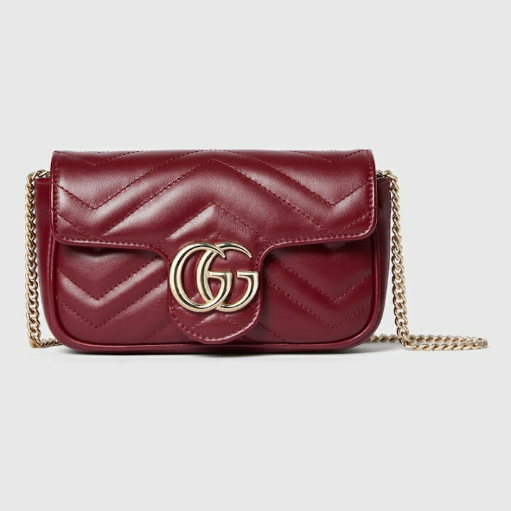 楽天市場】グッチ GUCCI レディース GGマーモント スーパーミニバッグ  