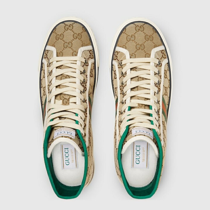 楽天市場】グッチ GUCCI メンズ グッチ テニス 1977 ハイトップ 