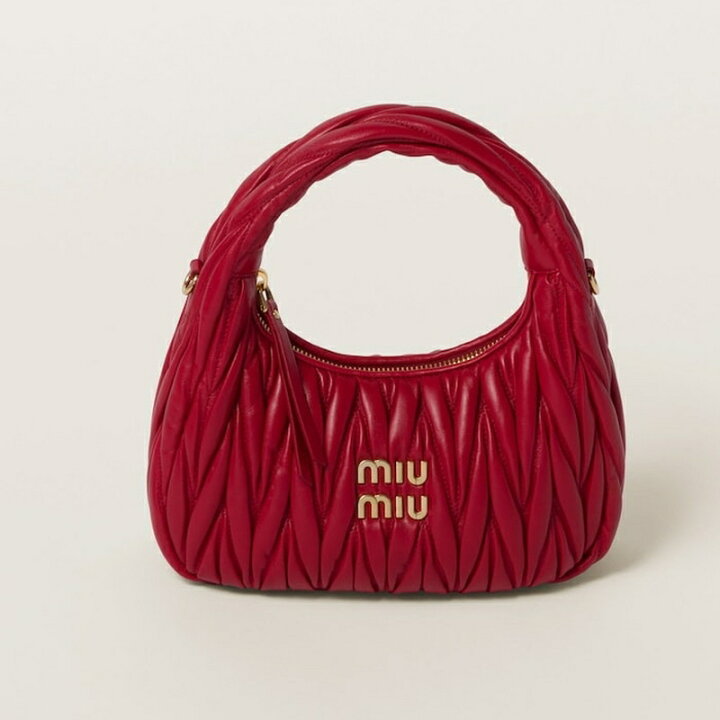 楽天市場】ミュウミュウ MIU MIU 2024春夏 ワンダー マテラッセレザー 