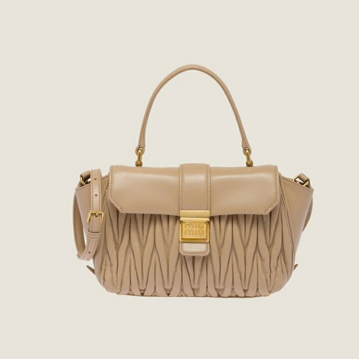 楽天市場】ミュウミュウ MIU MIU 2024春夏 マテラッセレザー 