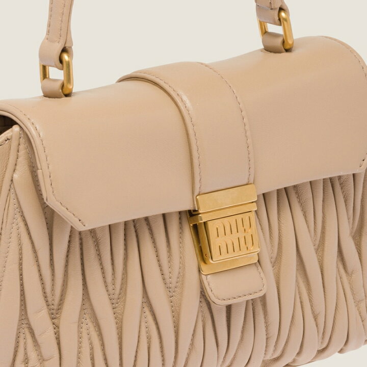 楽天市場】ミュウミュウ MIU MIU 2024春夏 マテラッセレザー 