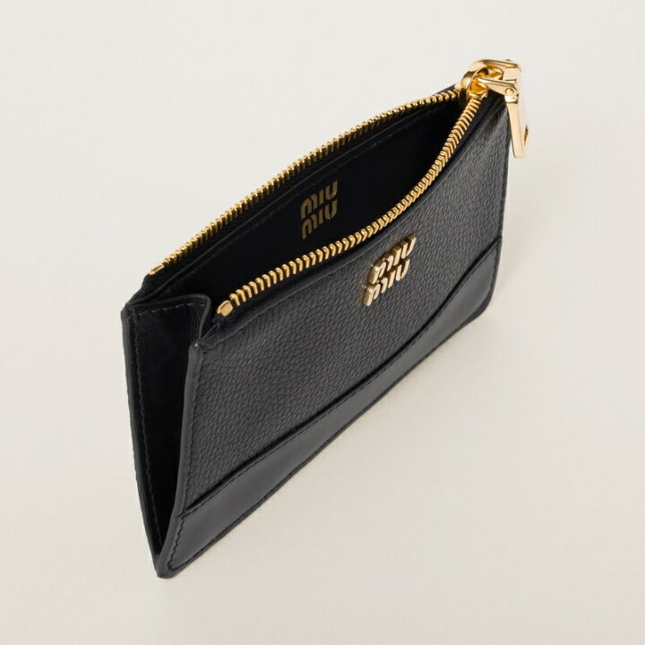 楽天市場】ミュウミュウ MIU MIU 2024/25秋冬 レザー ポーチウォレット 