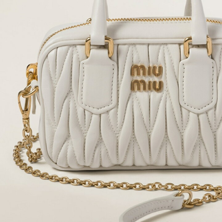 楽天市場】ミュウミュウ MIU MIU 2024/25秋冬 アルカディ マテラッセ 