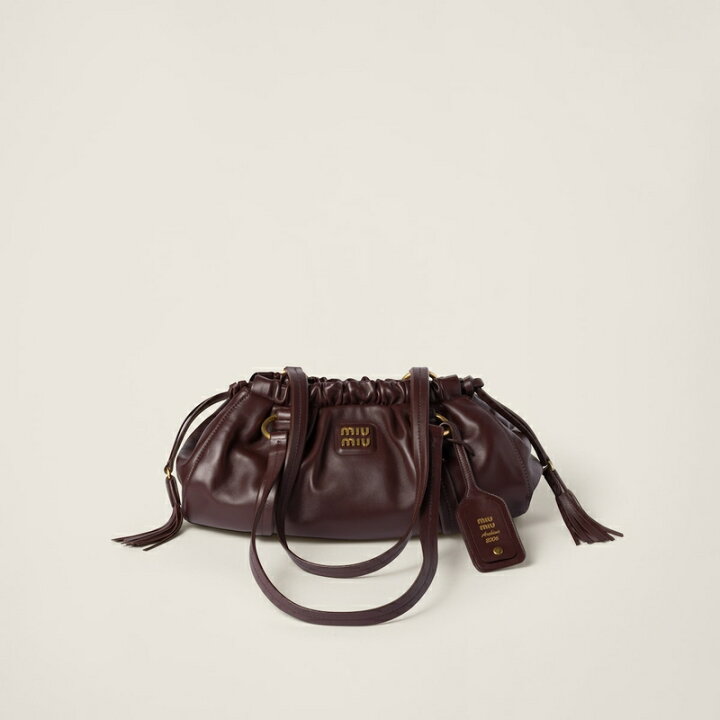 楽天市場】ミュウミュウ MIU MIU 2024/25秋冬 ジョワ ナッパレザー