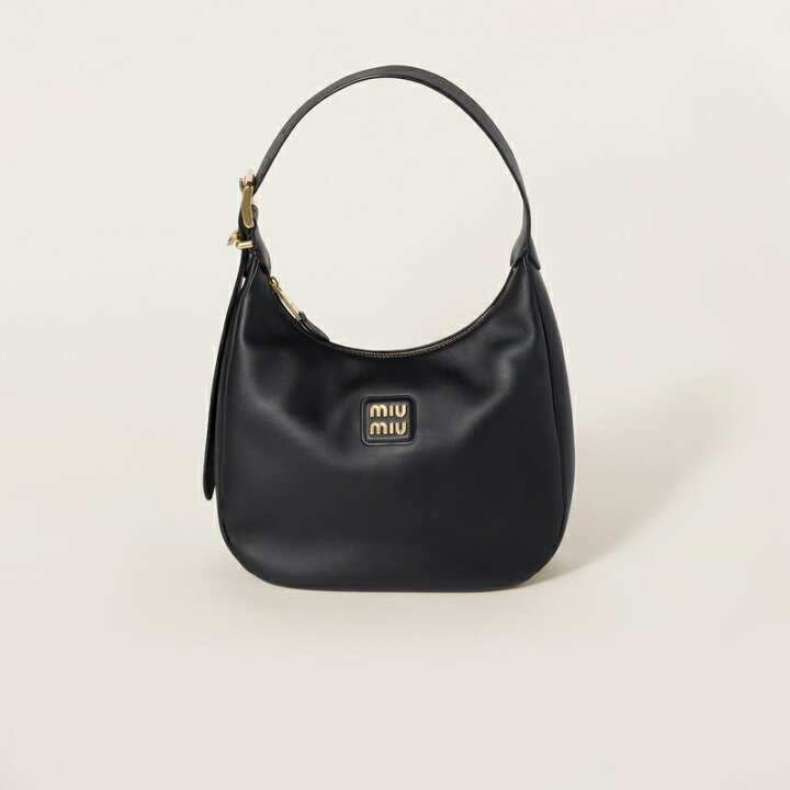 楽天市場】ミュウミュウ MIU MIU 2024/25秋冬 レザー ホーボーバッグ 