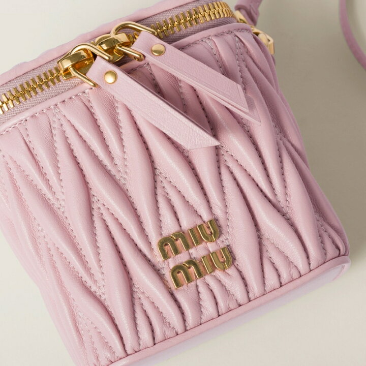楽天市場】ミュウミュウ MIU MIU 2024/25秋冬 マテラッセレザー 