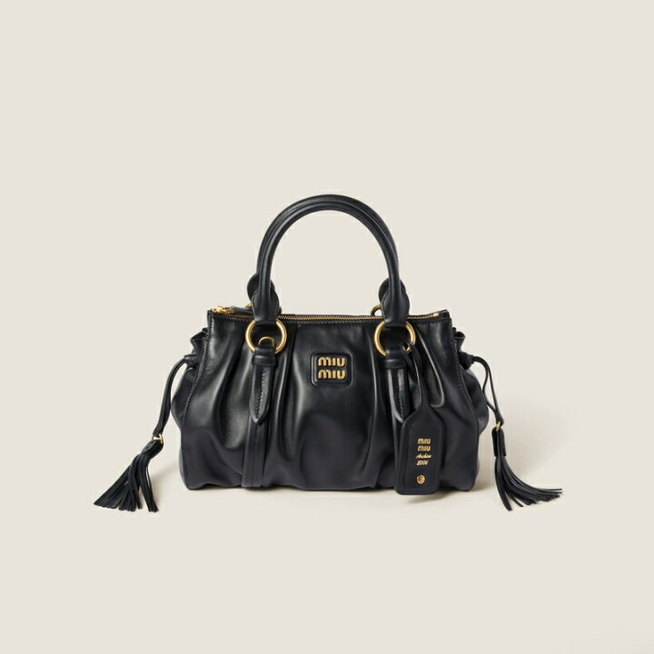 楽天市場】ミュウミュウ MIU MIU 2024/25秋冬 ジョワ ナッパレザー 