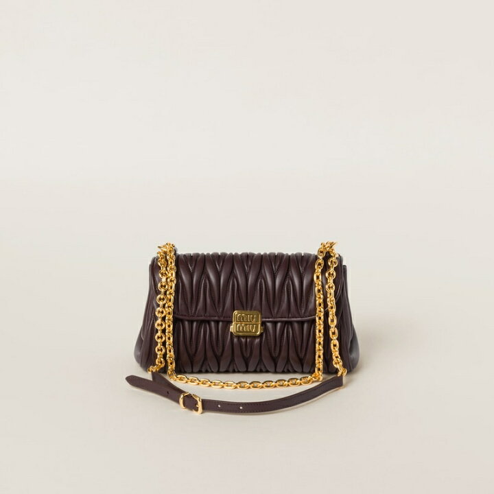 楽天市場】ミュウミュウ MIU MIU 2024/25秋冬 マテラッセレザー 