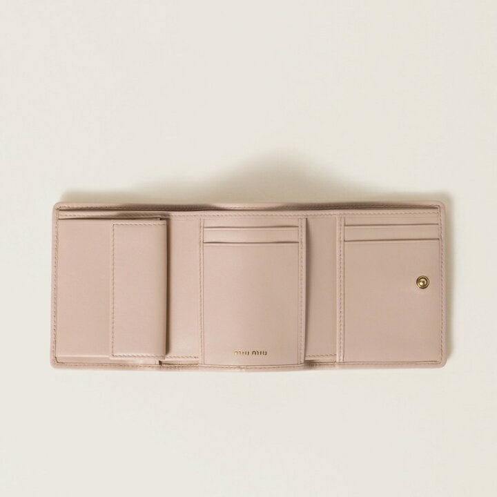 楽天市場】ミュウミュウ MIU MIU マテラッセレザー 財布【ピンク 