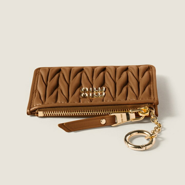 楽天市場】ミュウミュウ MIU MIU マテラッセレザー カードケース 